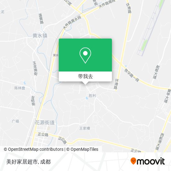 美好家居超市地图