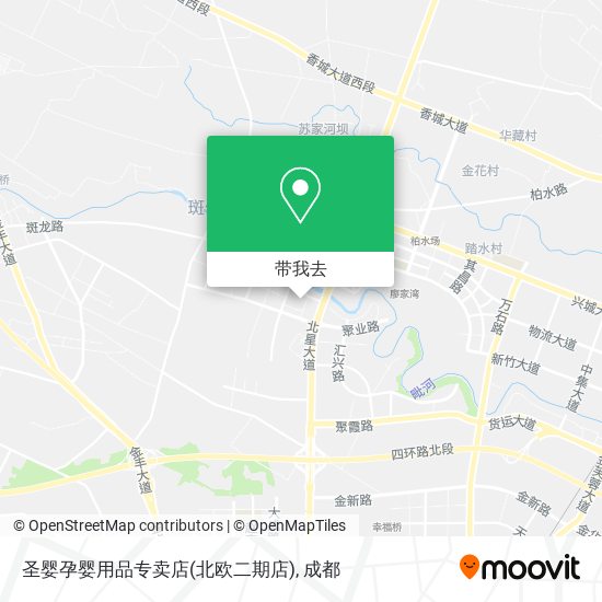 圣婴孕婴用品专卖店(北欧二期店)地图