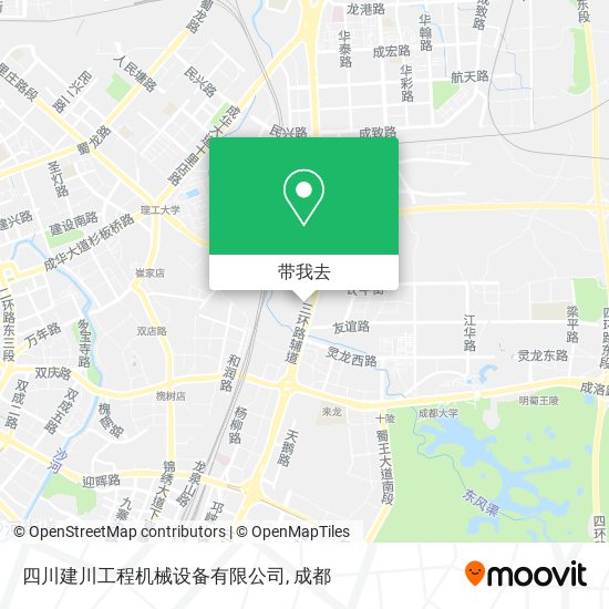 四川建川工程机械设备有限公司地图