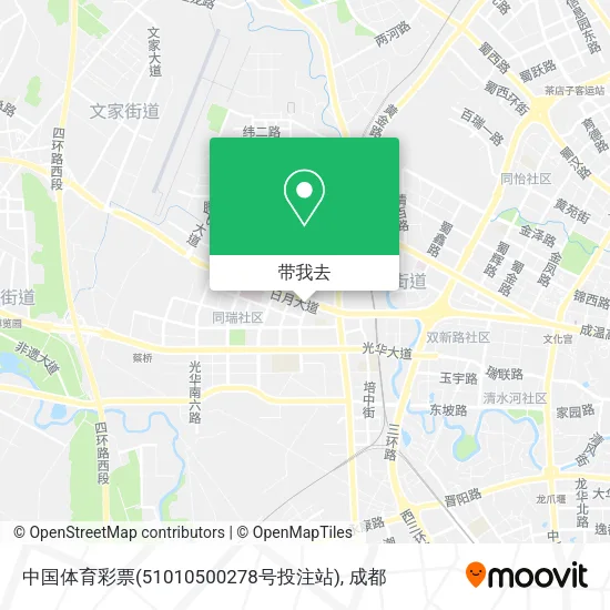 中国体育彩票(51010500278号投注站)地图