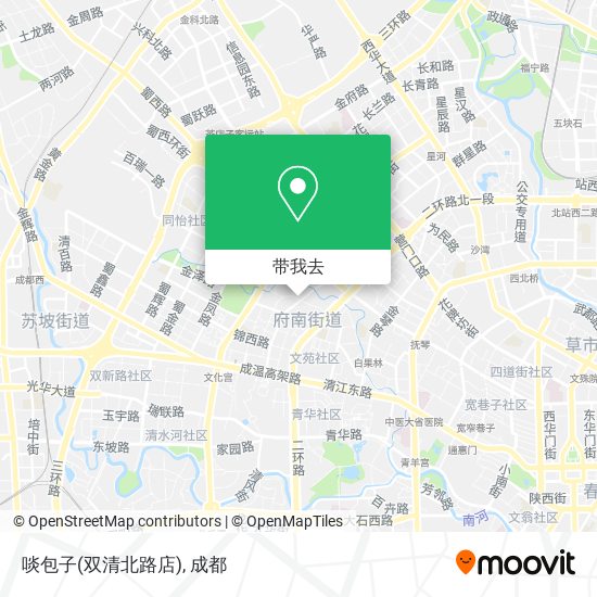 啖包子(双清北路店)地图