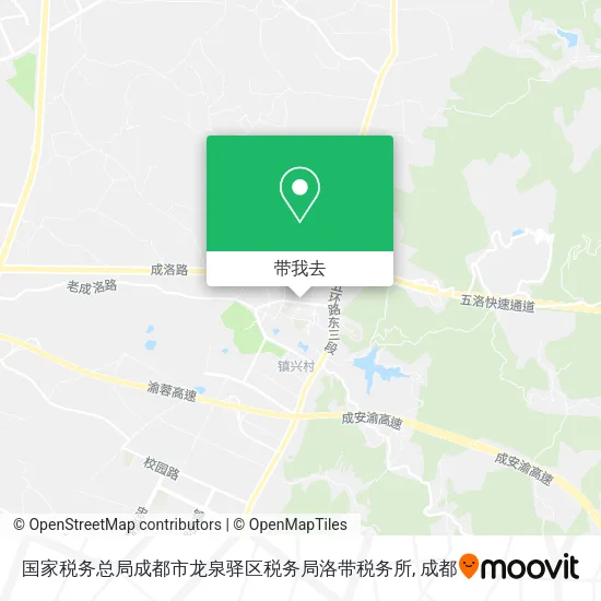 国家税务总局成都市龙泉驿区税务局洛带税务所地图