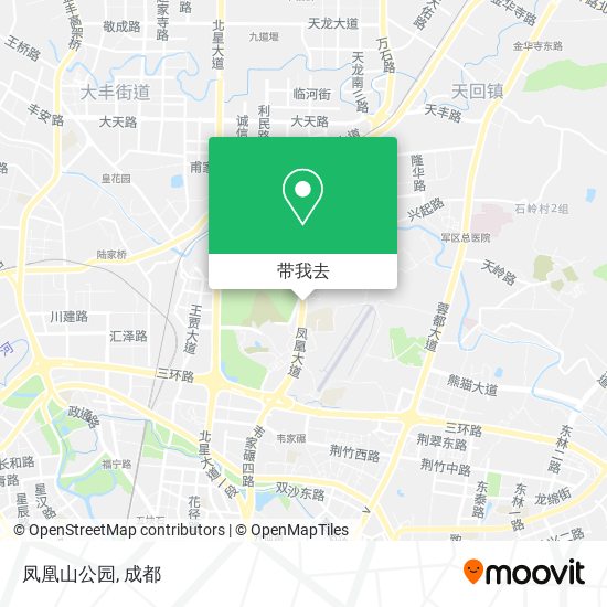 凤凰山公园地图
