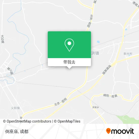 倒座庙地图