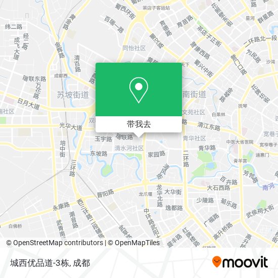 城西优品道-3栋地图