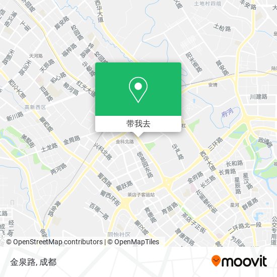 金泉路地图