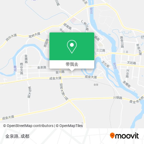金泉路地图