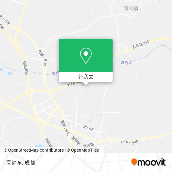 高筒车地图