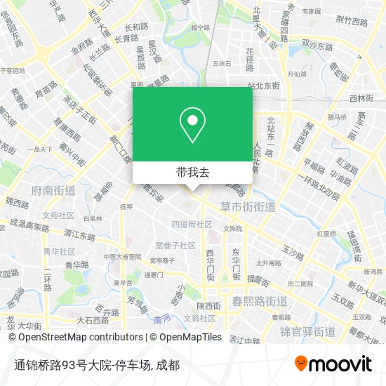通锦桥路93号大院-停车场地图