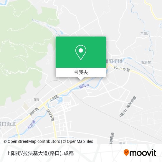 上阳街/拉法基大道(路口)地图