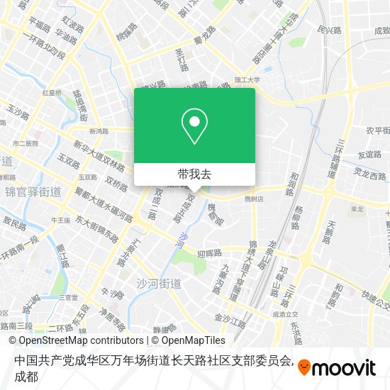 中国共产党成华区万年场街道长天路社区支部委员会地图