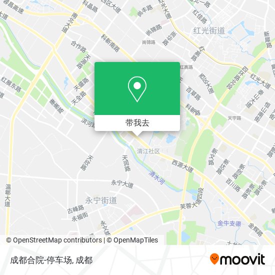 成都合院-停车场地图