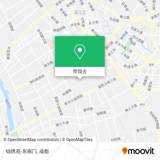 锦绣苑-东南门地图