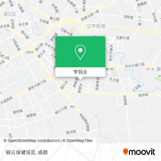 丽云保健浴足地图
