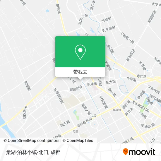 棠湖·泊林小镇-北门地图