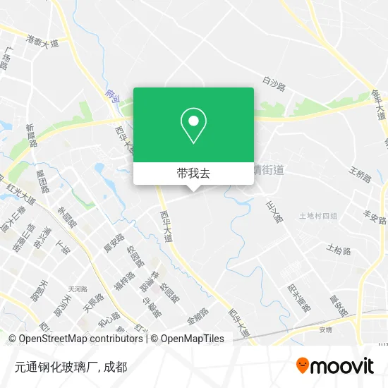 元通钢化玻璃厂地图