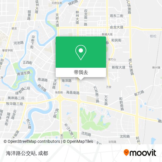 海洋路公交站地图