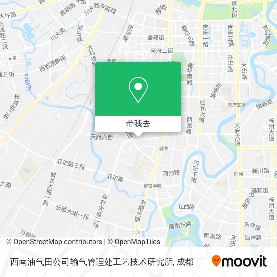 西南油气田公司输气管理处工艺技术研究所地图