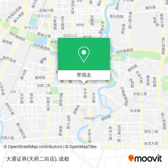 大通证券(天府二街店)地图