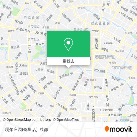 嘎尔庄园(锦里店)地图