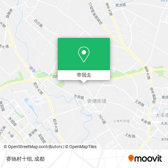 赛驰村十组地图