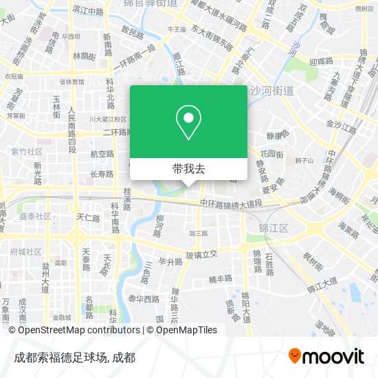 成都索福德足球场地图