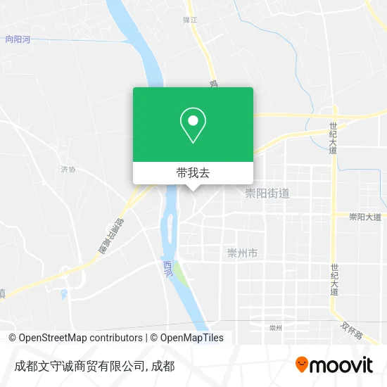 成都文守诚商贸有限公司地图