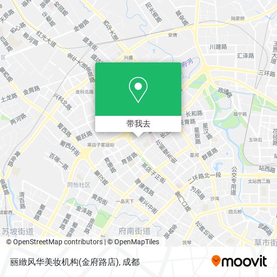 丽緻风华美妆机构(金府路店)地图