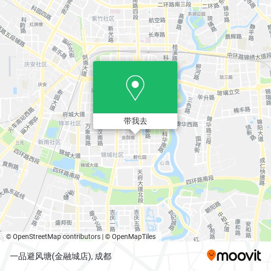 一品避风塘(金融城店)地图