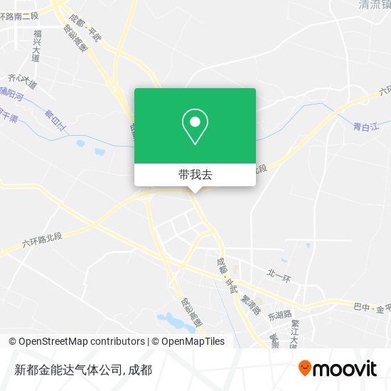 新都金能达气体公司地图