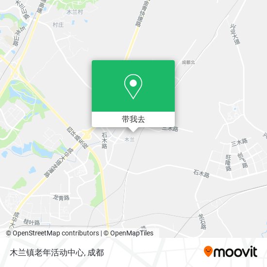 木兰镇老年活动中心地图