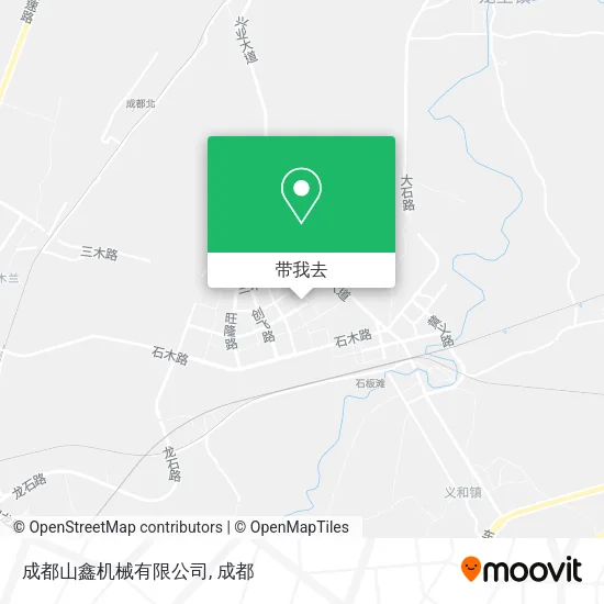 成都山鑫机械有限公司地图
