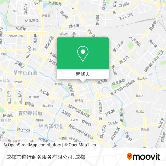 成都志道行商务服务有限公司地图