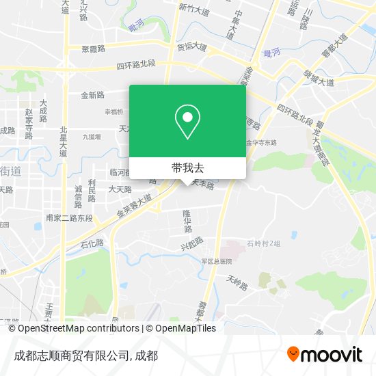 成都志顺商贸有限公司地图
