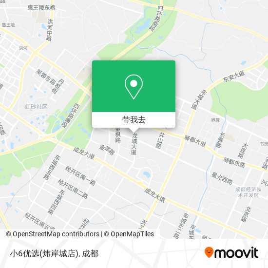 小6优选(炜岸城店)地图