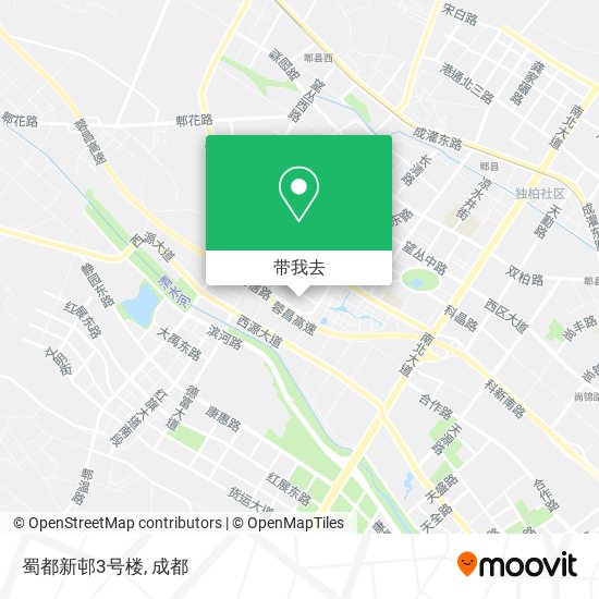 蜀都新邨3号楼地图