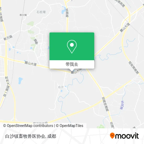 白沙镇畜牧兽医协会地图