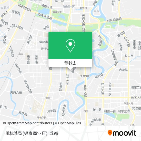 川杭造型(银泰商业店)地图