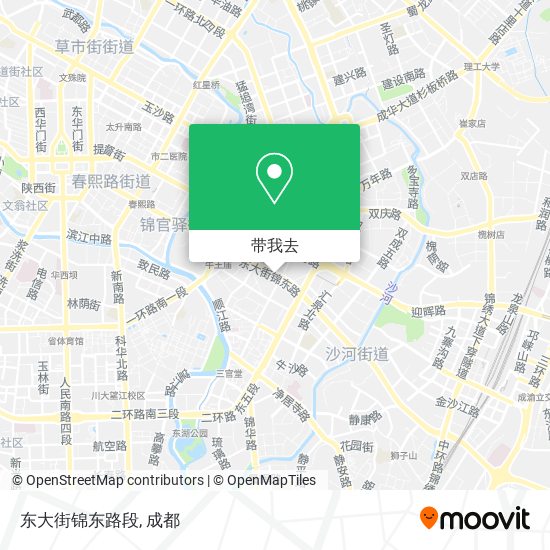 东大街锦东路段地图
