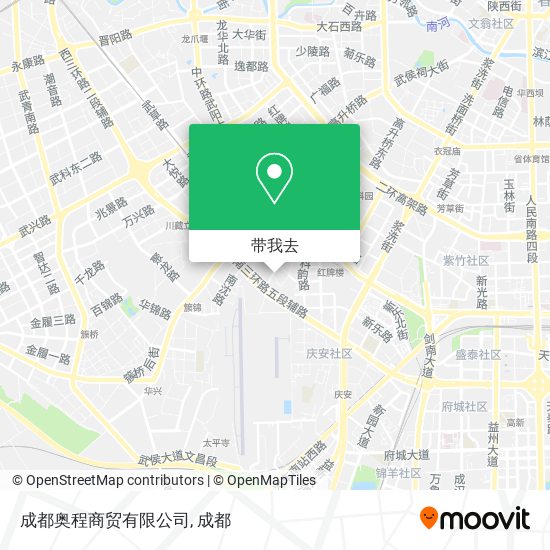 成都奥程商贸有限公司地图