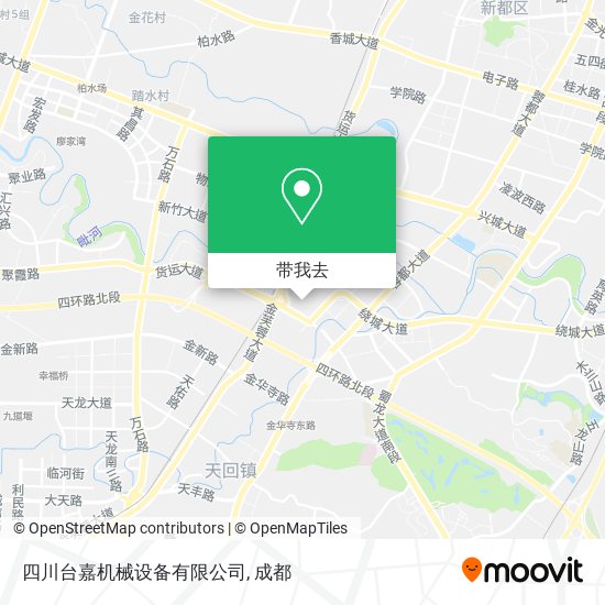 四川台嘉机械设备有限公司地图