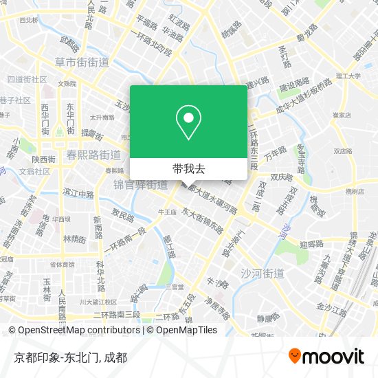京都印象-东北门地图