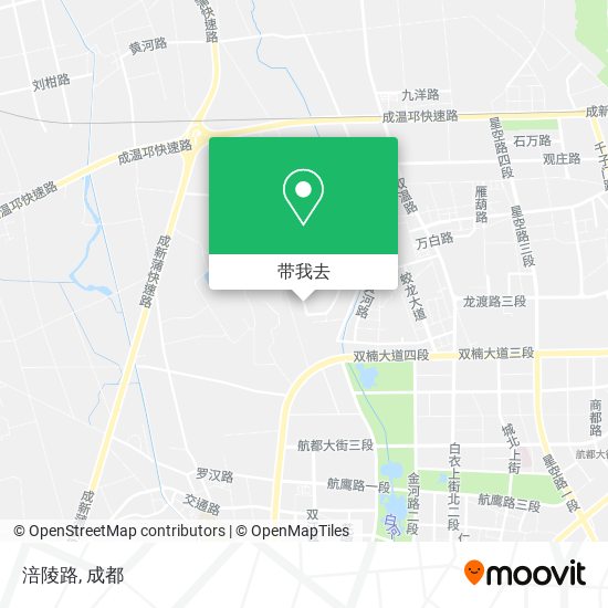 涪陵路地图