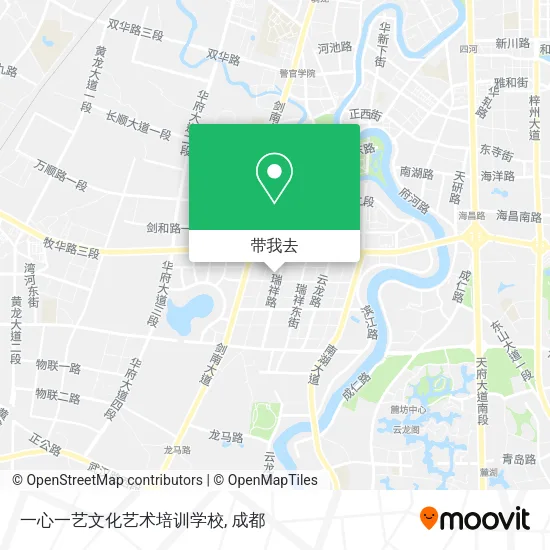 一心一艺文化艺术培训学校地图