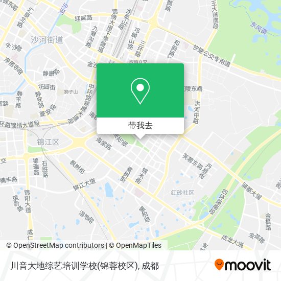 川音大地综艺培训学校(锦蓉校区)地图