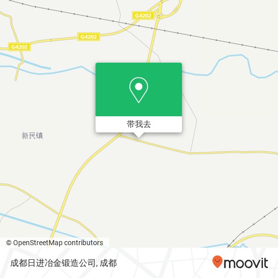 成都日进冶金锻造公司地图