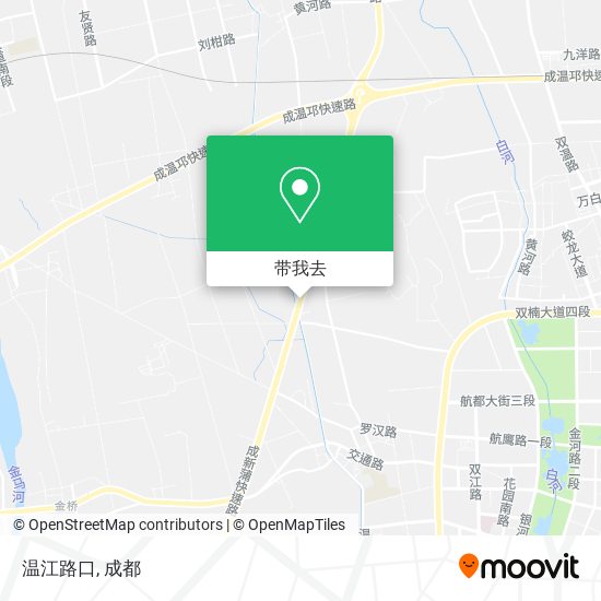 温江路口地图