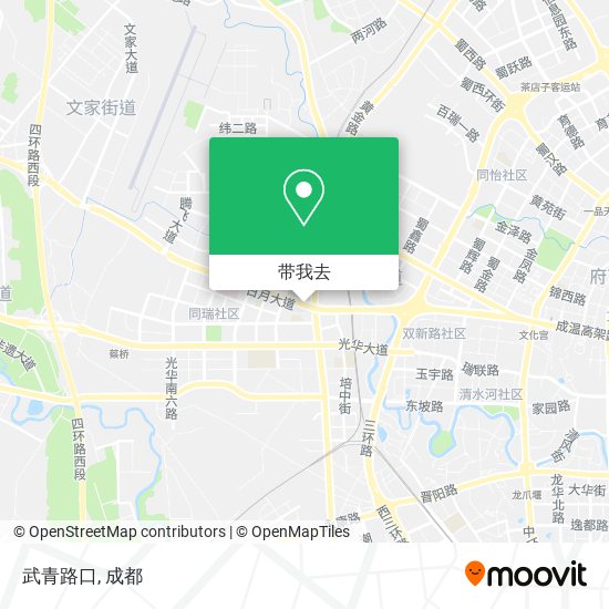 武青路口地图