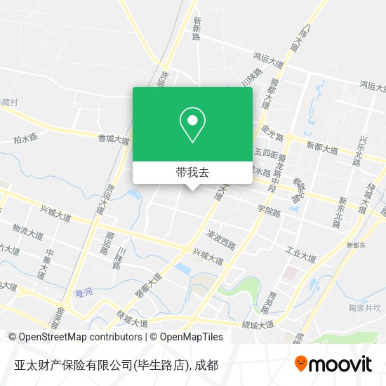 亚太财产保险有限公司(毕生路店)地图