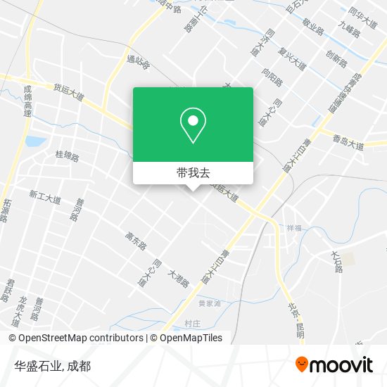 华盛石业地图